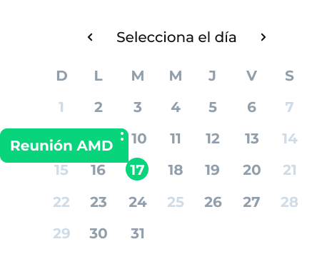 Inicio calendario amd Agendar cita agencia digital