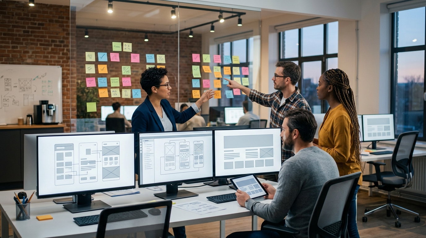 Proceso de trabajo de una agencia de diseño y desarrollo web b2b